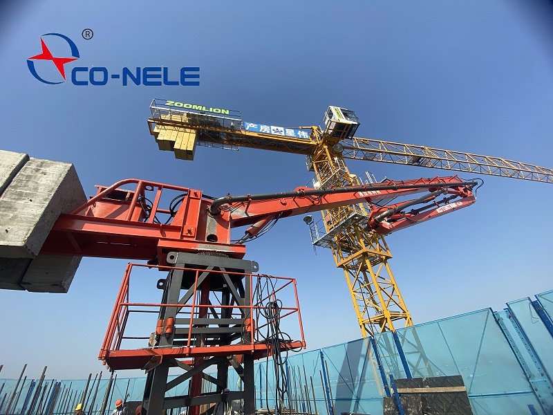 科尼樂重工電梯井內(nèi)爬式液壓布料機(jī)