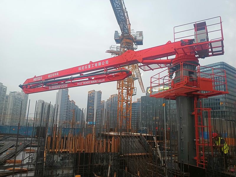 科尼樂重工樓板頂升式液壓布料機(jī)
