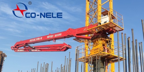 穩定可靠，為建筑施工保駕護航   ——科尼樂樓板頂升式液壓布料機的核心價值