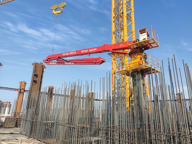 樓板頂升式液壓布料機 樓板頂升式液壓布料機